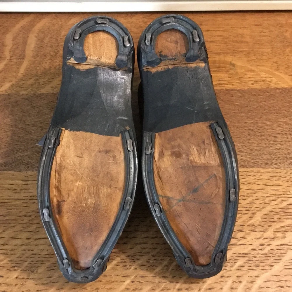 Antique Victorian Edwardian Child Shoes - Picture 6 of 8